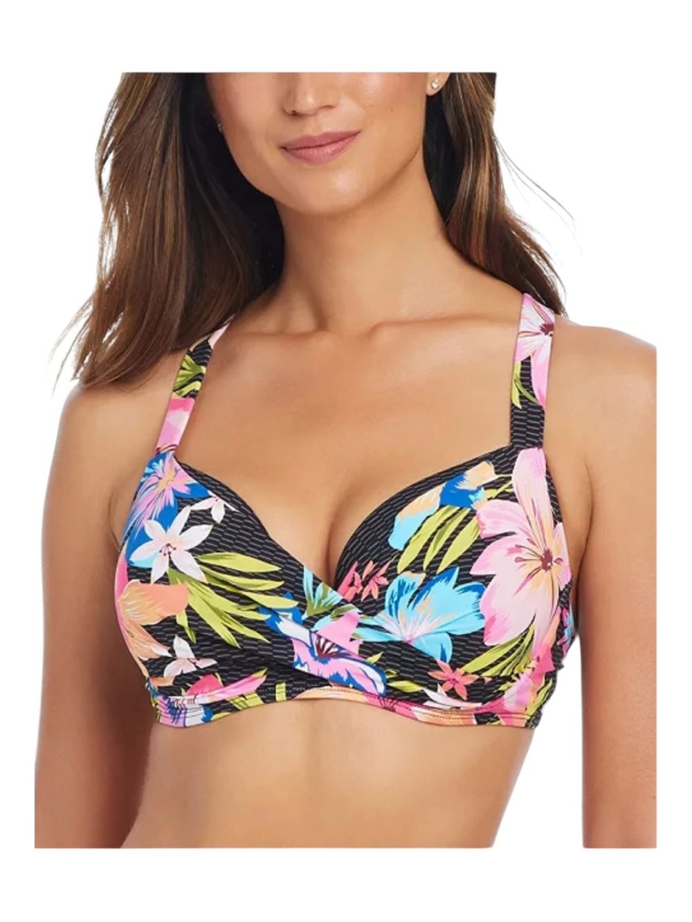 Bleu by Rod Beattie Sweet Escape Bra-Sized Bikini Top NWT